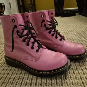 Dr. Martens Pink Pascal 1460 Boots